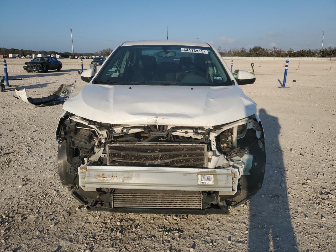 2017 Chevrolet Sonic VIN 1G1JF5SB8H4128465 Copart auction photo, front end / side damage thumbnail 5