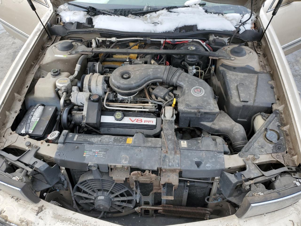 1995 Cadillac De Ville VIN 1G6KD52B6SU208827 Copart auction photo, rear end damage thumbnail 13