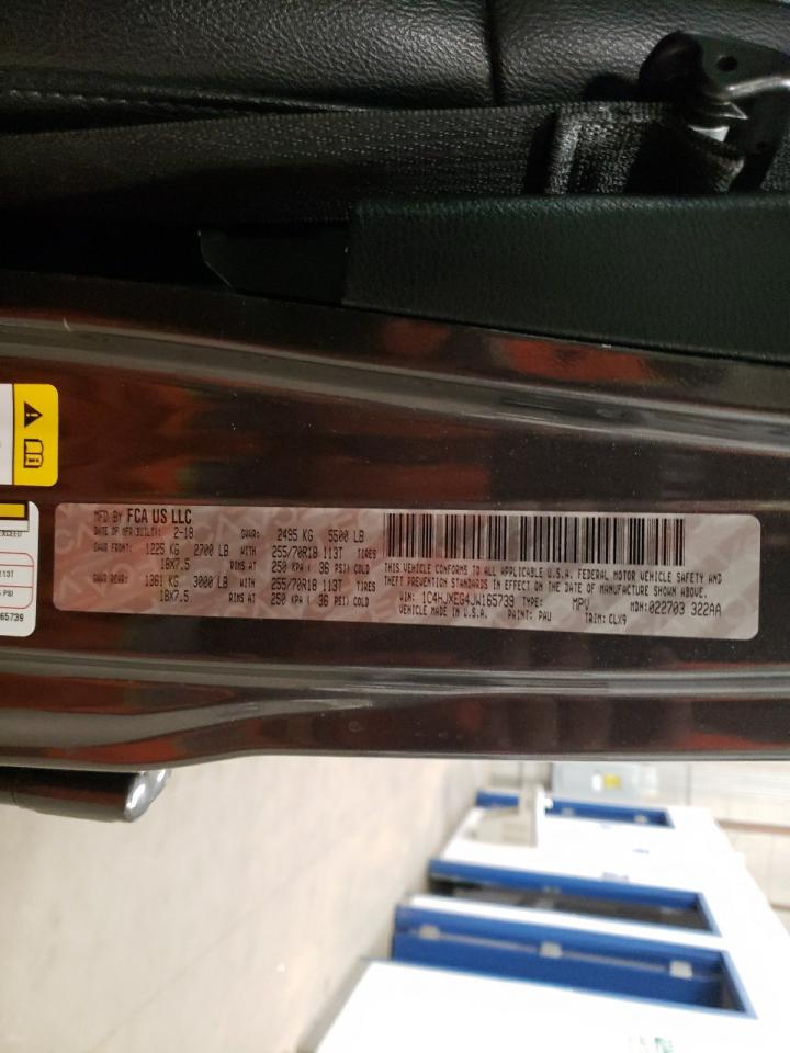 2018 Jeep Wrangler VIN 1C4HJXEG4JW165739 Copart auction photo, side / undercarriage damage thumbnail 14