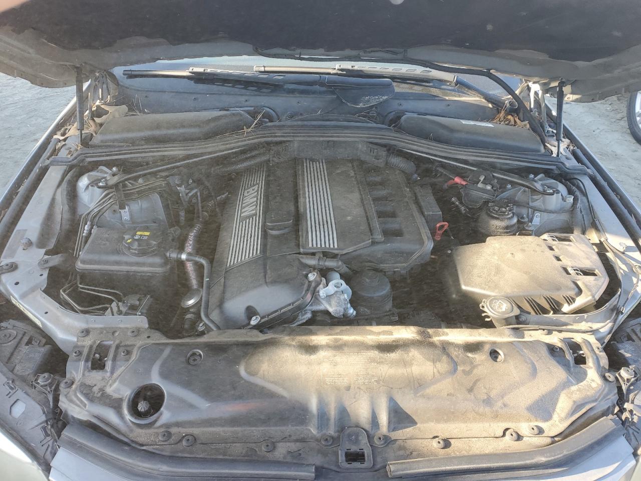 2004 BMW 5er VIN WBANA53594B854354 Copart auction photo, side damage thumbnail 11