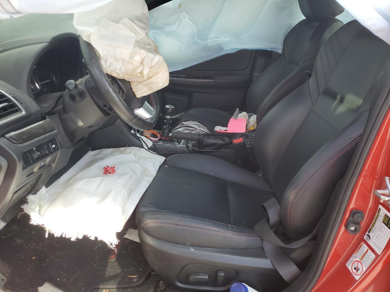 2017 Subaru WRX VIN JF1VA1J64H9808568 Copart auction photo, front end damage thumbnail 7