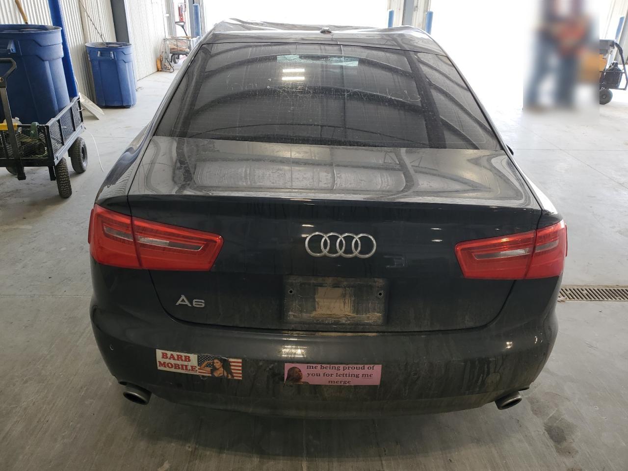 2014 Audi A6 VIN WAUGFAFC0EN093954 Copart auction photo, all over damage thumbnail 6
