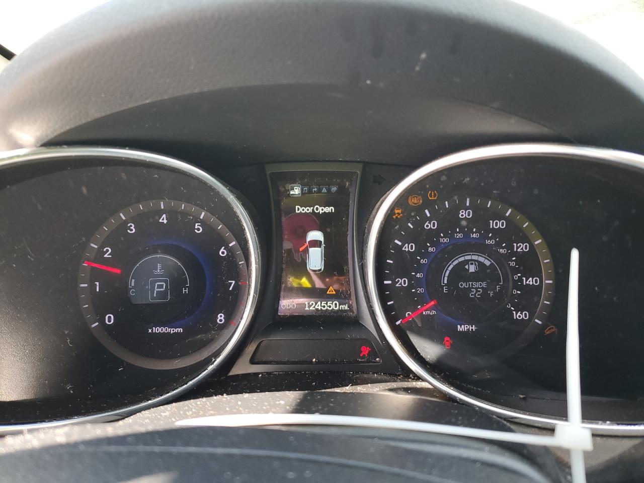 2015 Hyundai Santa Fe VIN KM8SR4HF4FU111470 Copart auction photo, rear end damage thumbnail 9