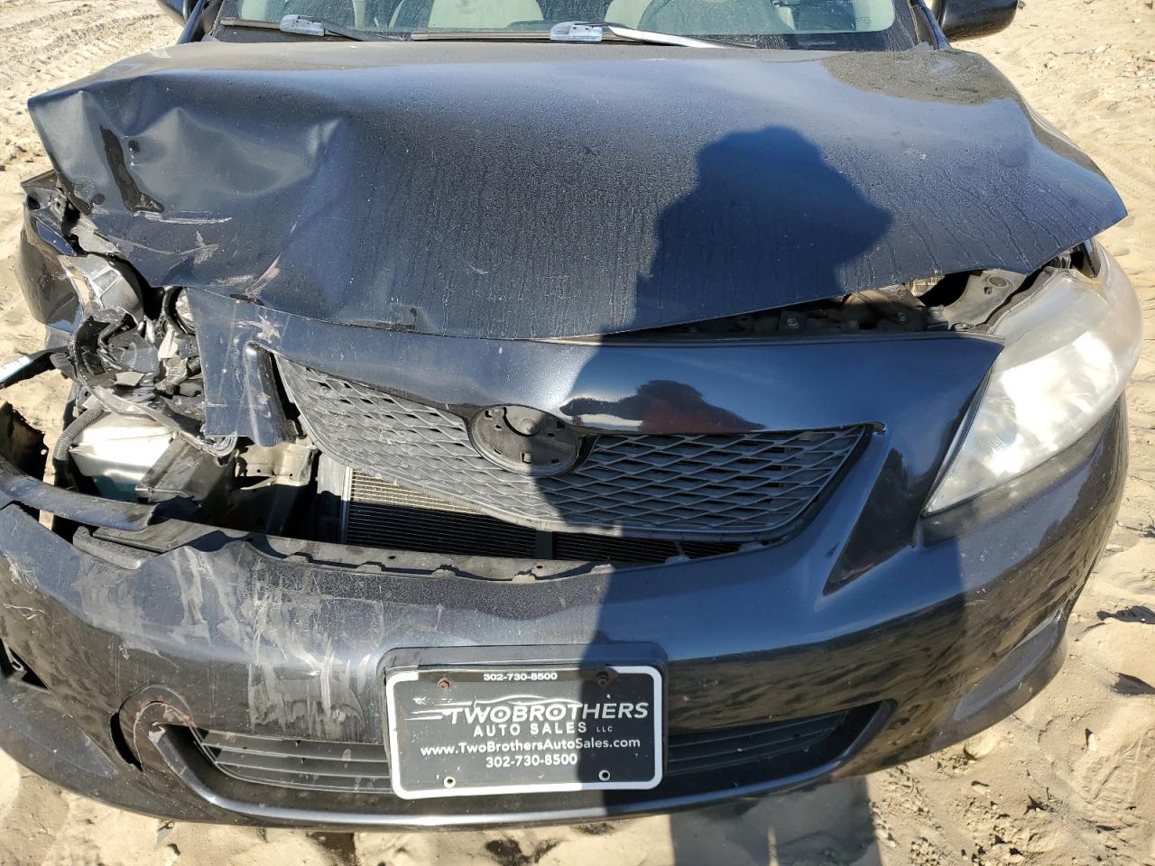 2010 Toyota Corolla VIN 2T1BU4EE9AC259862 Copart auction photo, front end / minor dent/scratches damage thumbnail 13