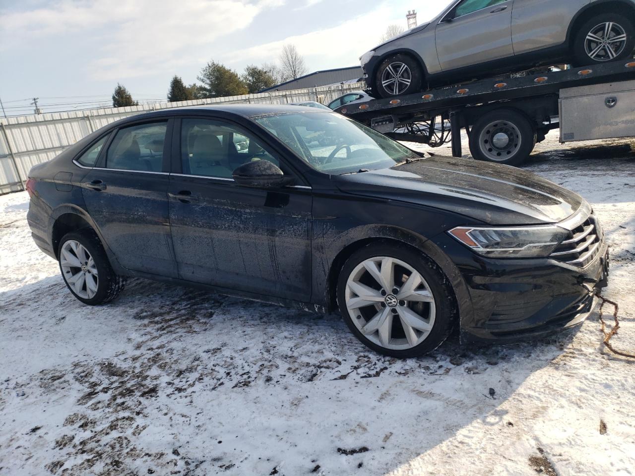 2019 Volkswagen Jetta VIN 3VWC57BU9KM230477 Copart auction photo, all over / undercarriage damage thumbnail 4