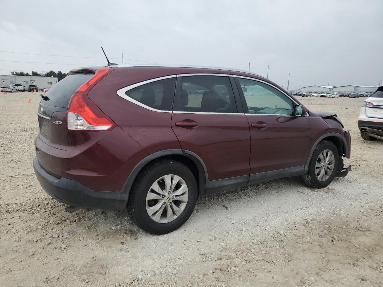 2013 Honda CR-V VIN 5J6RM4H71DL065281 Copart auction photo, front end damage thumbnail 3