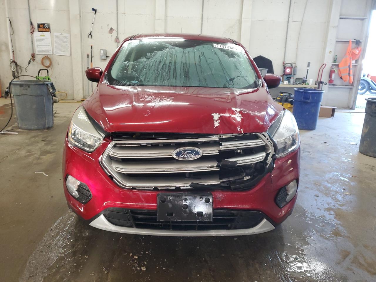 2017 Ford Escape VIN 1FMCU0GD7HUB79891 Copart auction photo, front end / side damage thumbnail 5
