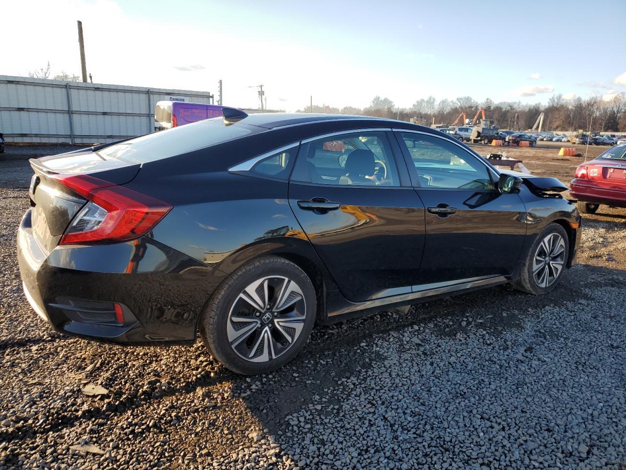 2017 Honda Civic VIN 19XFC1F36HE205513 Copart auction photo, front end / mechanical damage thumbnail 3