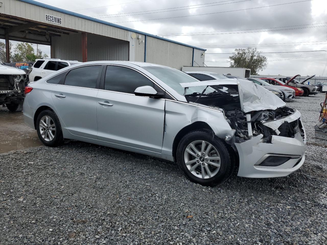 2017 Hyundai Sonata VIN 5NPE24AF7HH563703 Copart auction photo, front end damage thumbnail 4