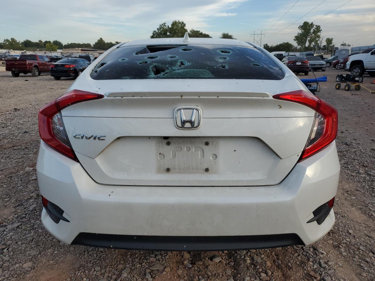 2016 Honda Civic VIN 19XFC1F7XGE014579 Copart auction photo, hail / minor dent/scratches damage thumbnail 6