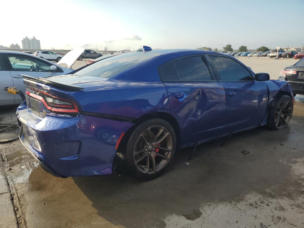 2021 Dodge Charger VIN 2C3CDXGJXMH535531 Copart auction photo, all over damage thumbnail 3