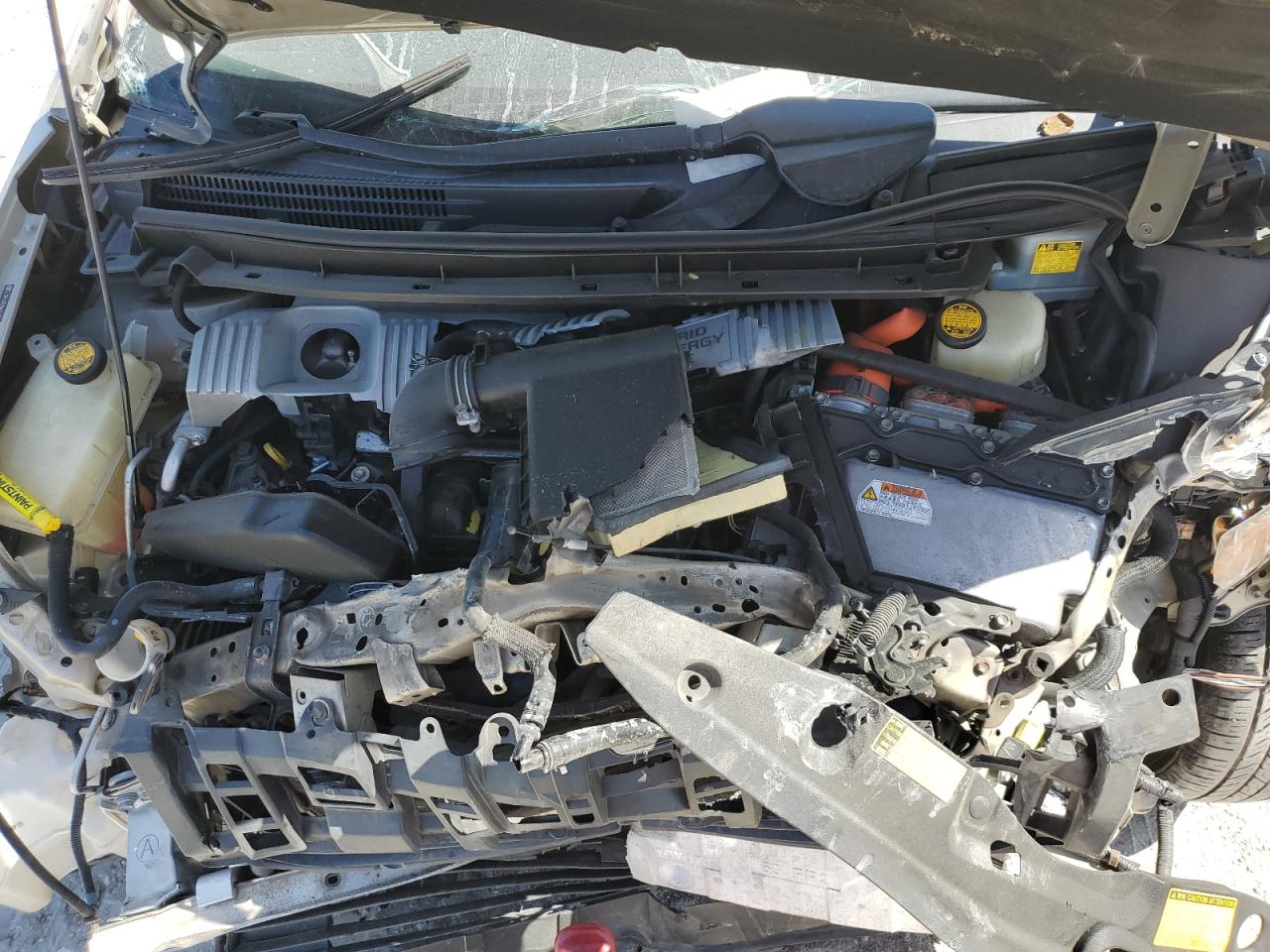 2010 Toyota Prius VIN JTDKN3DU8A0147841 Copart auction photo, front end / side damage thumbnail 13