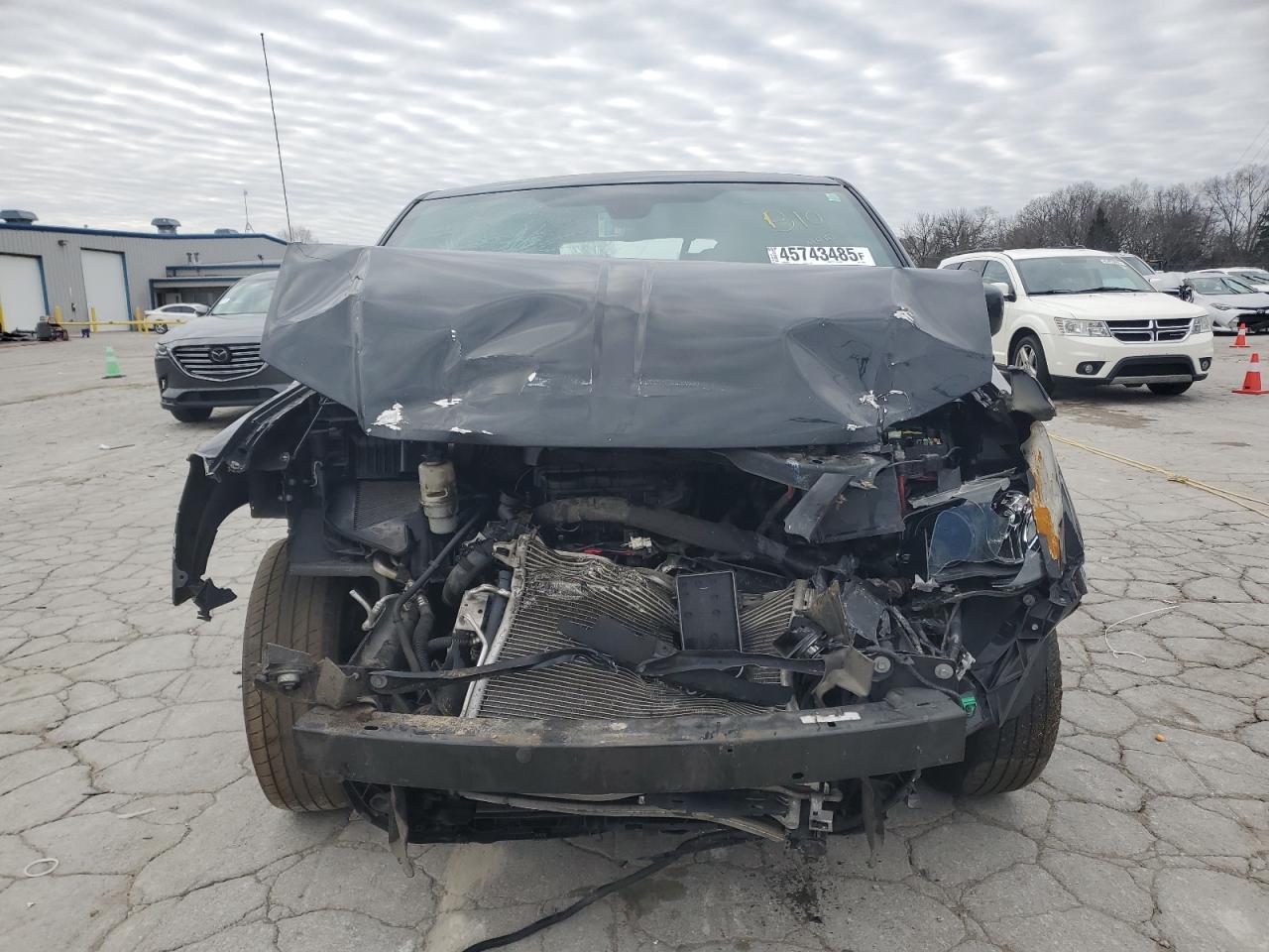 2020 Dodge Caravan VIN 2C4RDGEG5LR160072 Copart auction photo, front end / rear end damage thumbnail 5