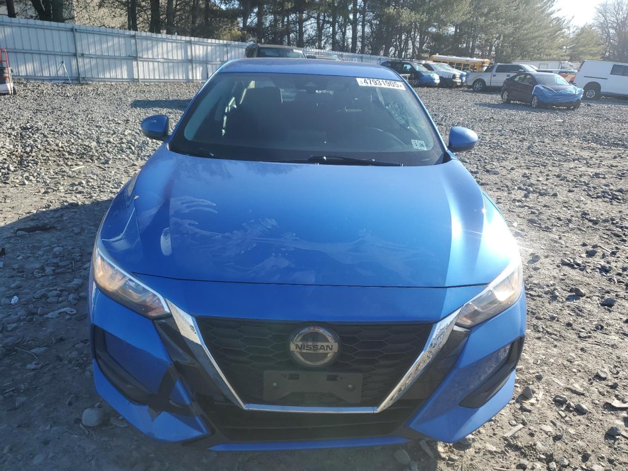 2021 Nissan Sentra VIN 3N1AB8CV4MY241482 Copart auction photo, front end damage thumbnail 5
