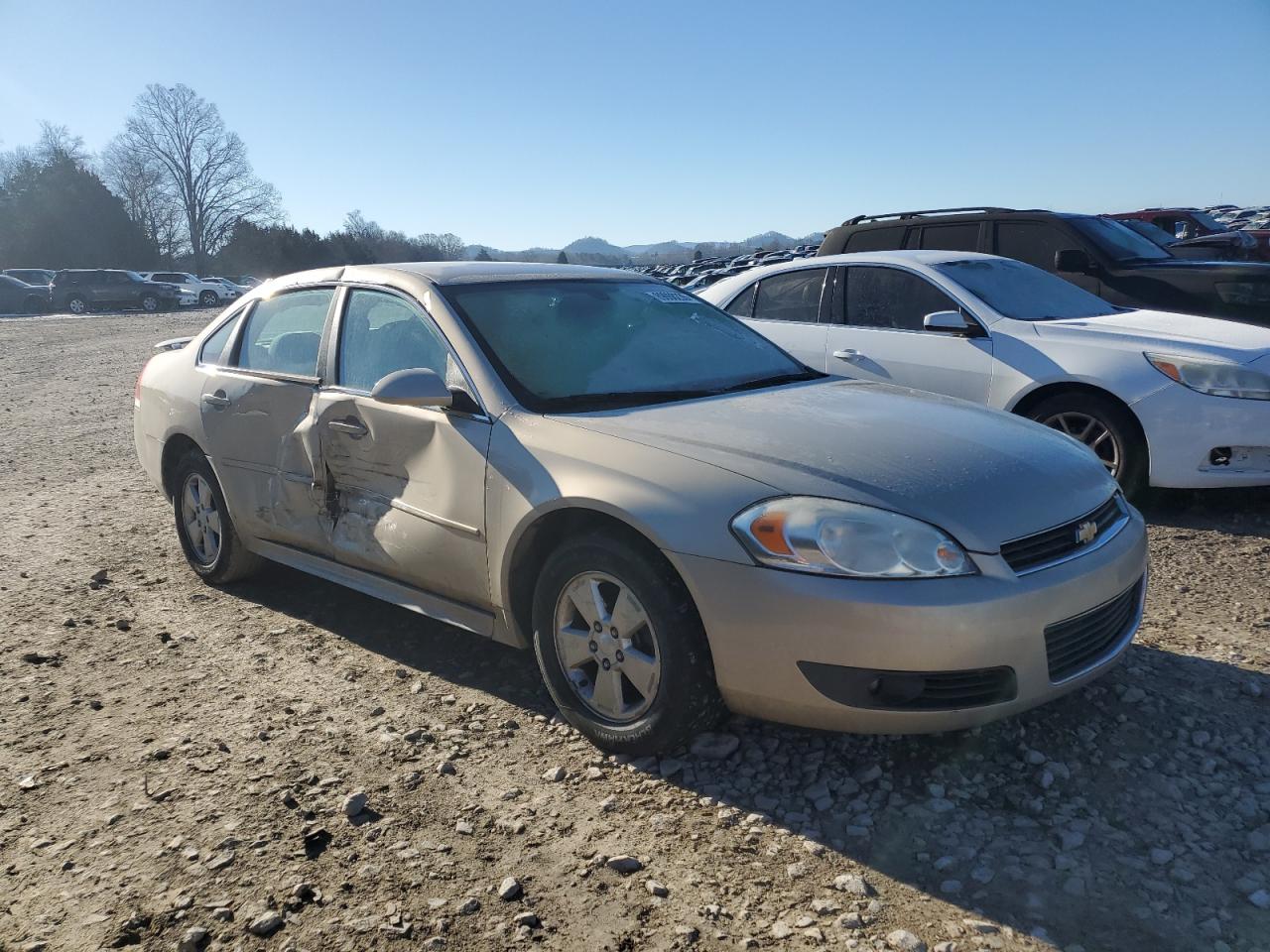 2010 Chevrolet Impala VIN 2G1WB5EK8A1155017 Copart auction photo, side damage thumbnail 4