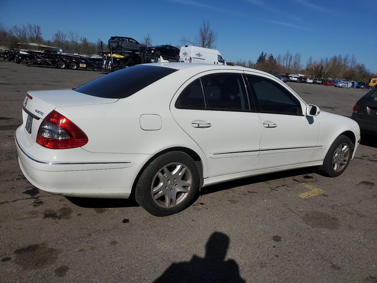 2007 Mercedes-Benz E-klasse VIN WDBUF22X87B091246 Copart auction photo, mechanical damage thumbnail 3