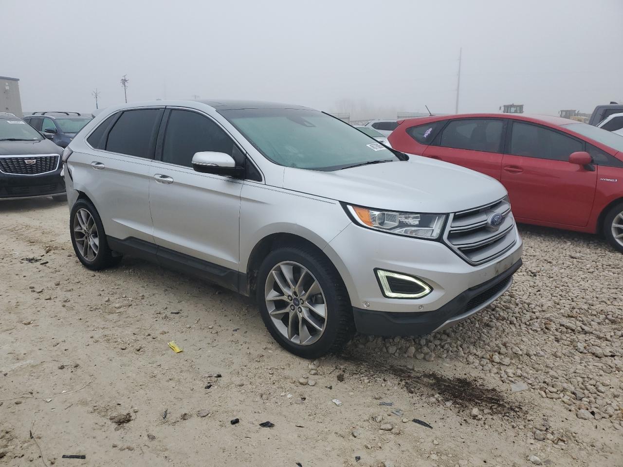 2015 Ford Edge VIN 2FMPK3K87FBC41831 Copart auction photo, rear end damage thumbnail 4