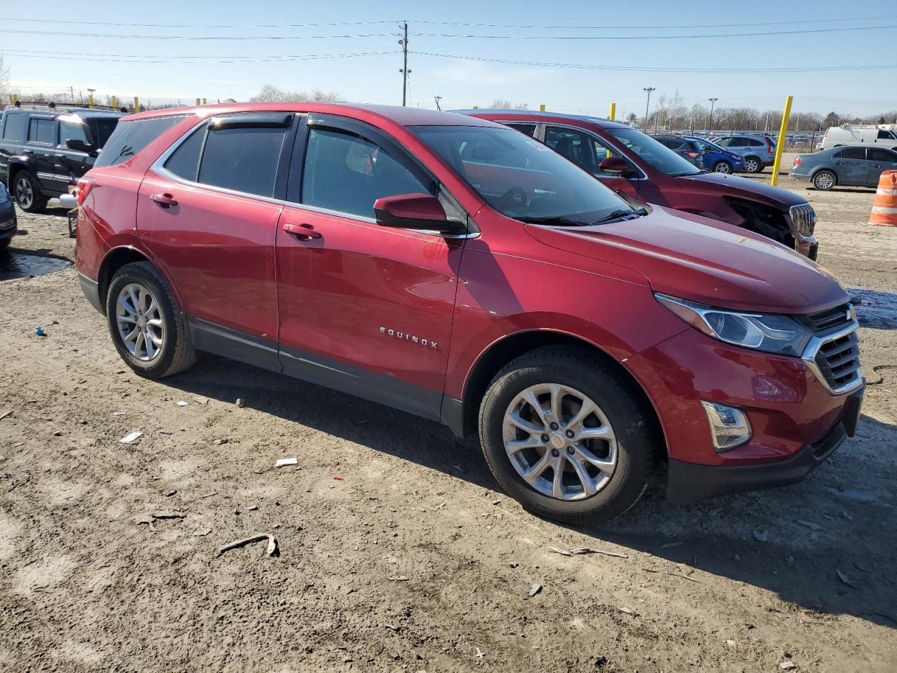 2018 Chevrolet Equinox VIN 3GNAXJEV6JS645005 Copart auction photo, front end / minor dent/scratches damage thumbnail 4