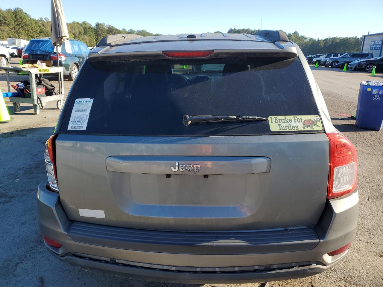 2013 Jeep Compass VIN 1C4NJCBAXDD109364 Copart auction photo, side / rear end damage thumbnail 6