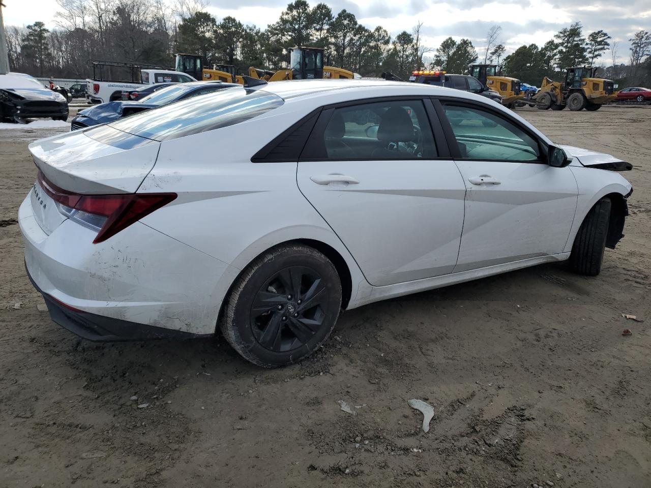 2021 Hyundai Elantra VIN 5NPLM4AG1MH020870 Copart auction photo, front end / minor dent/scratches damage thumbnail 3