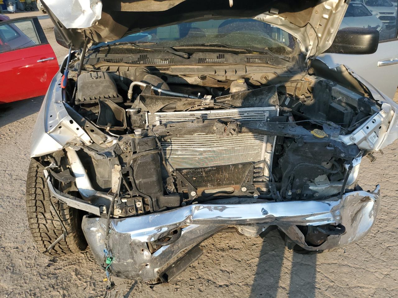 2013 RAM 2500 VIN 3C6TR5DT3DG529486 Copart auction photo, front end / all over damage thumbnail 13