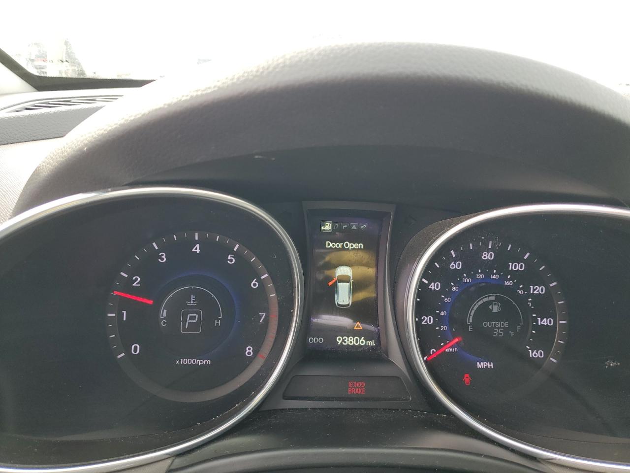 2016 Hyundai Santa Fe VIN KM8SR4HFXGU134009 Copart auction photo, undercarriage / hail damage thumbnail 9
