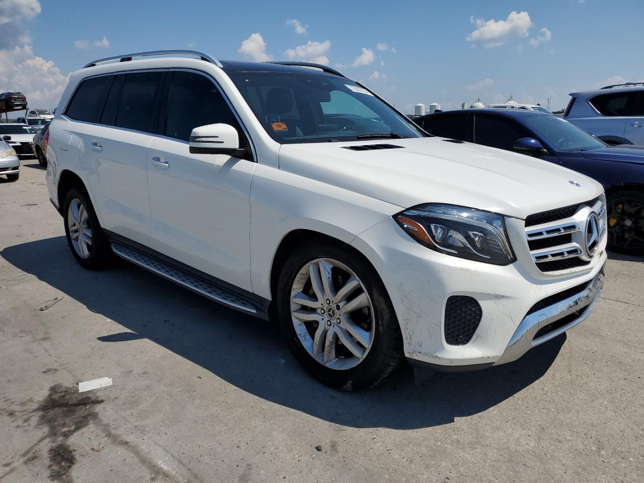 2017 Mercedes-Benz GLS-klasse VIN 4JGDF6EE9HA969918 Copart auction photo, water/flood damage thumbnail 4