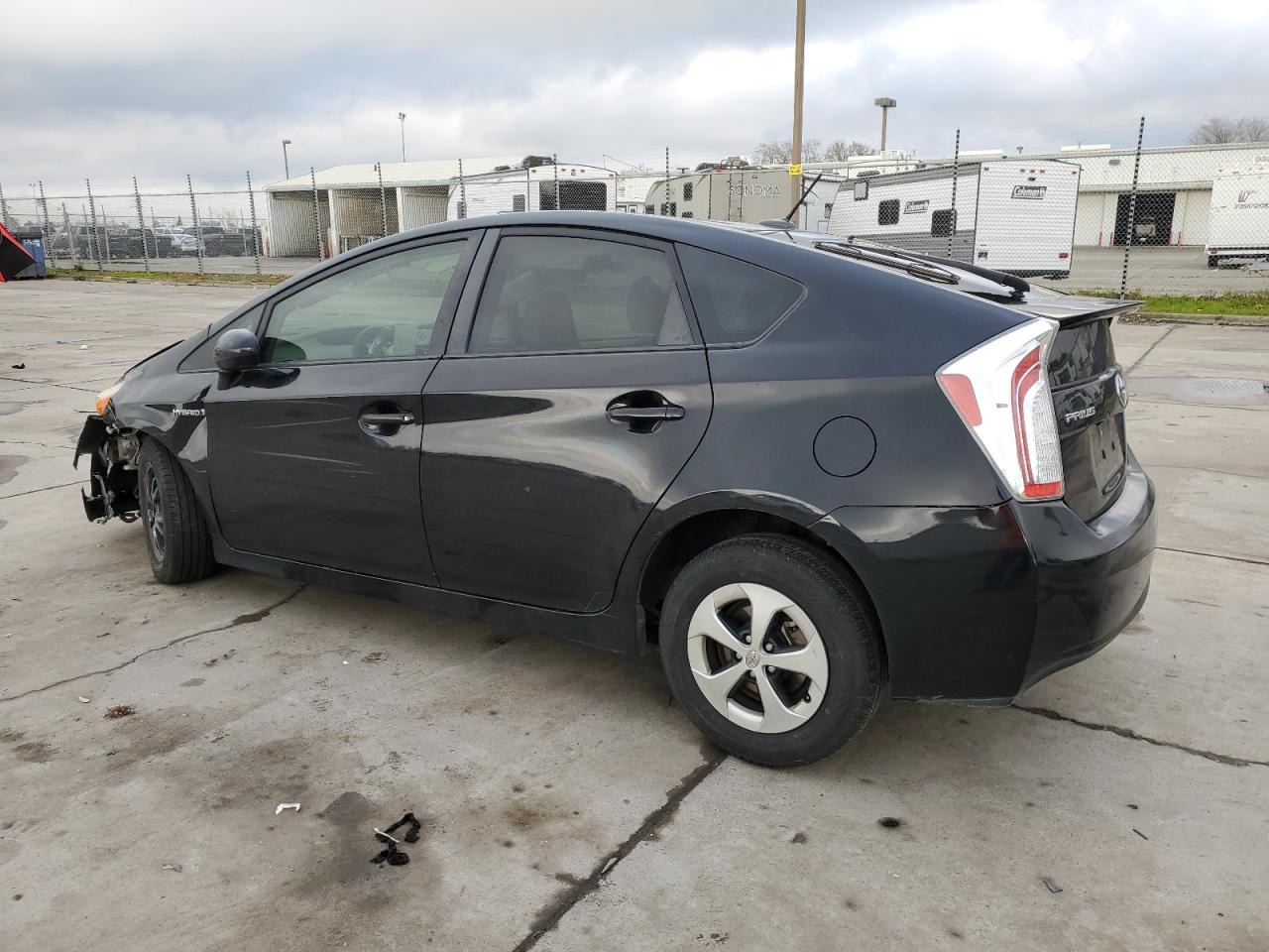 2015 Toyota Prius VIN JTDKN3DU8F0409607 Copart auction photo, front end / side damage thumbnail 2