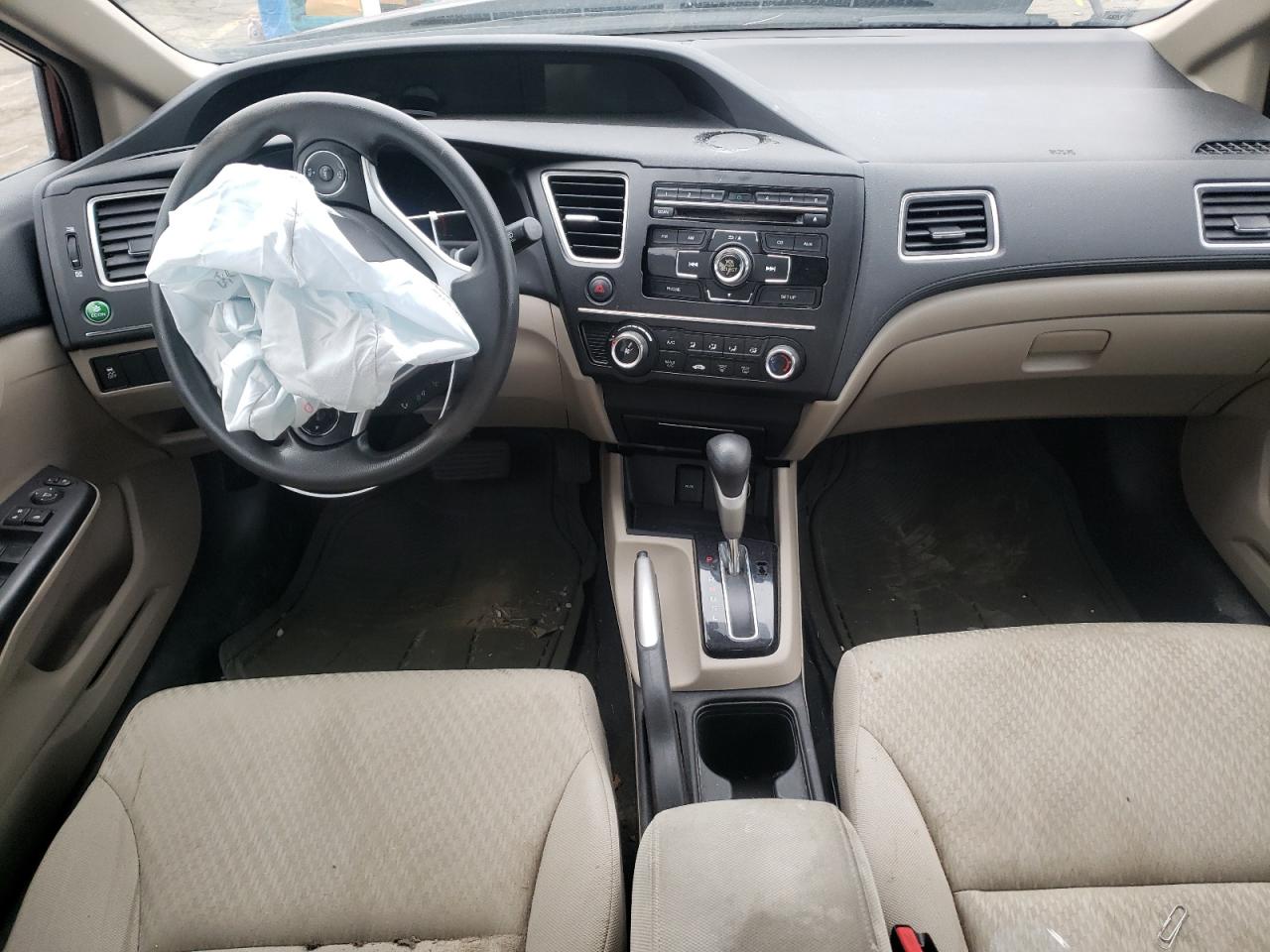 2015 Honda Civic VIN 19XFB2F52FE244705 Copart auction photo, front end damage thumbnail 8