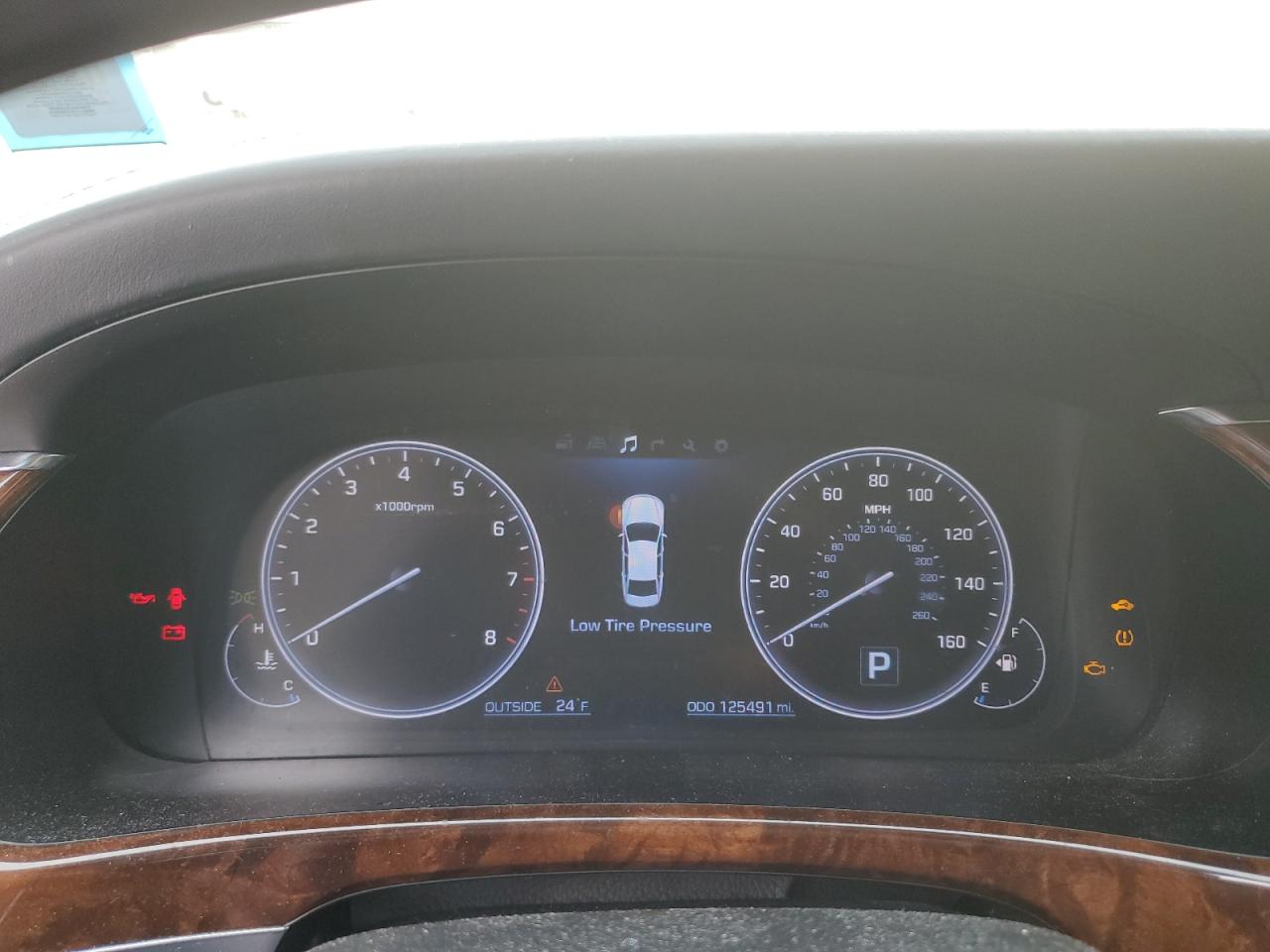 2014 Hyundai Equus VIN KMHGH4JH6EU073808 Copart auction photo, front end damage thumbnail 9