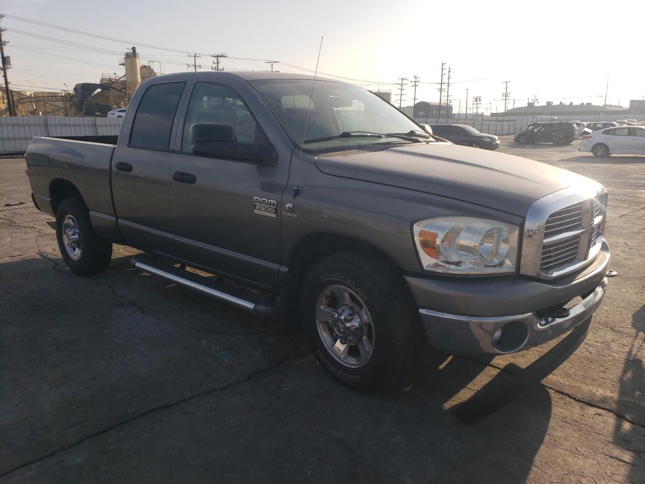 2008 Dodge RAM VIN 3D7KR28AX8G105617 Copart auction photo, vandalism damage thumbnail 4