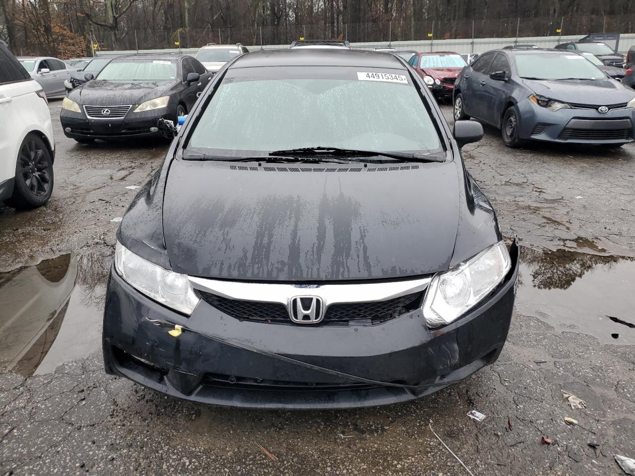 2009 Honda Civic VIN 19XFA165X9E037917 Copart auction photo, all over damage thumbnail 5