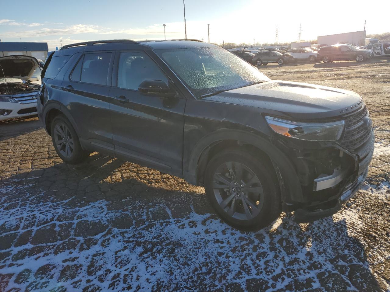 2023 Ford Explorer VIN 1FMSK8DH5PGB95883 Copart auction photo, front end / rear end damage thumbnail 4
