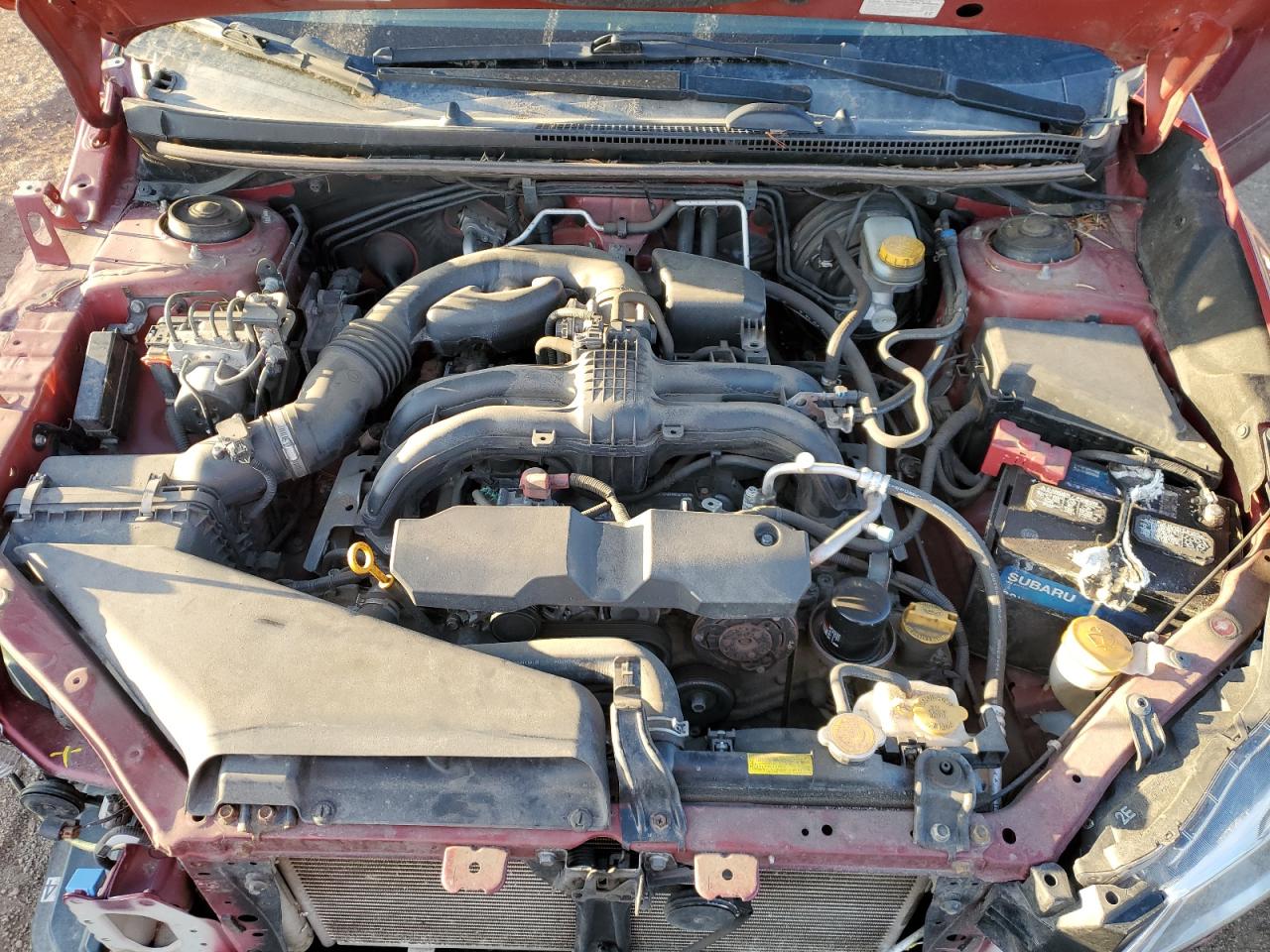 2016 Subaru XV VIN JF2GPADC2G8302665 Copart auction photo, front end / side damage thumbnail 11