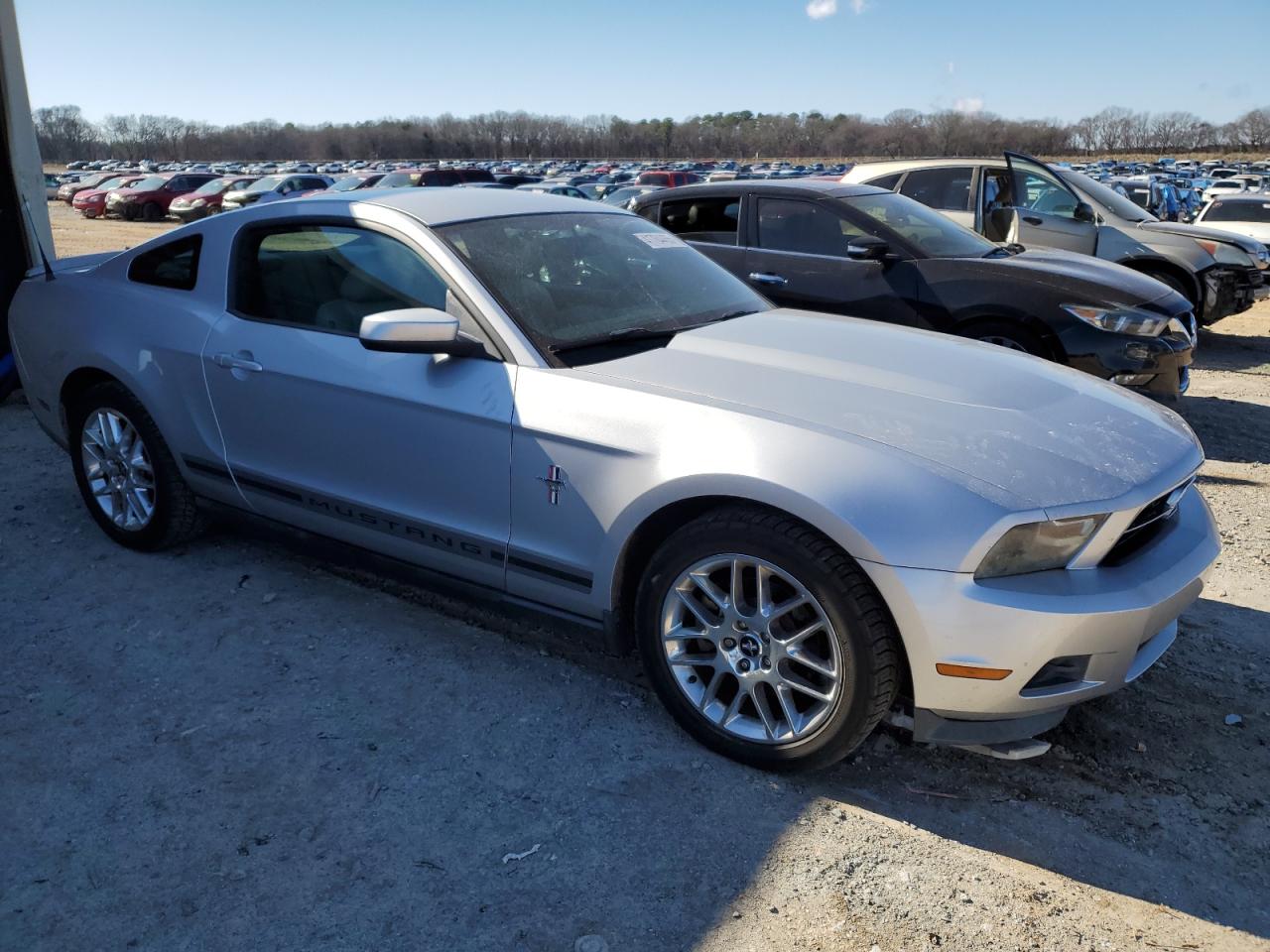 2012 Ford Mustang VIN 1ZVBP8AM3C5233881 Copart auction photo, front end damage thumbnail 4