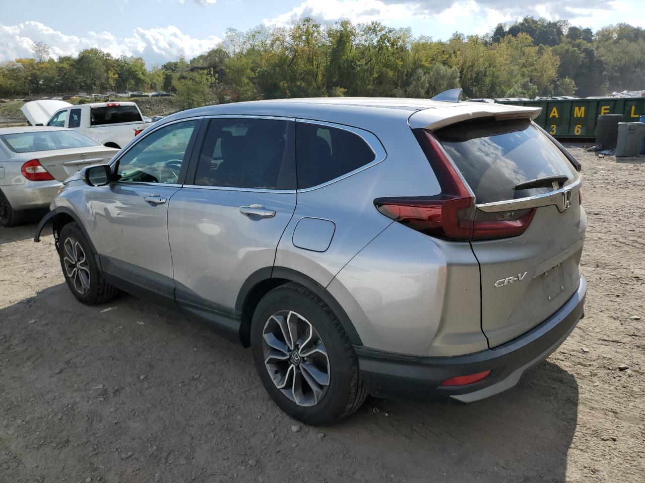 2022 Honda CR-V VIN 2HKRW2H50NH668036 Copart auction photo, front end / side damage thumbnail 2