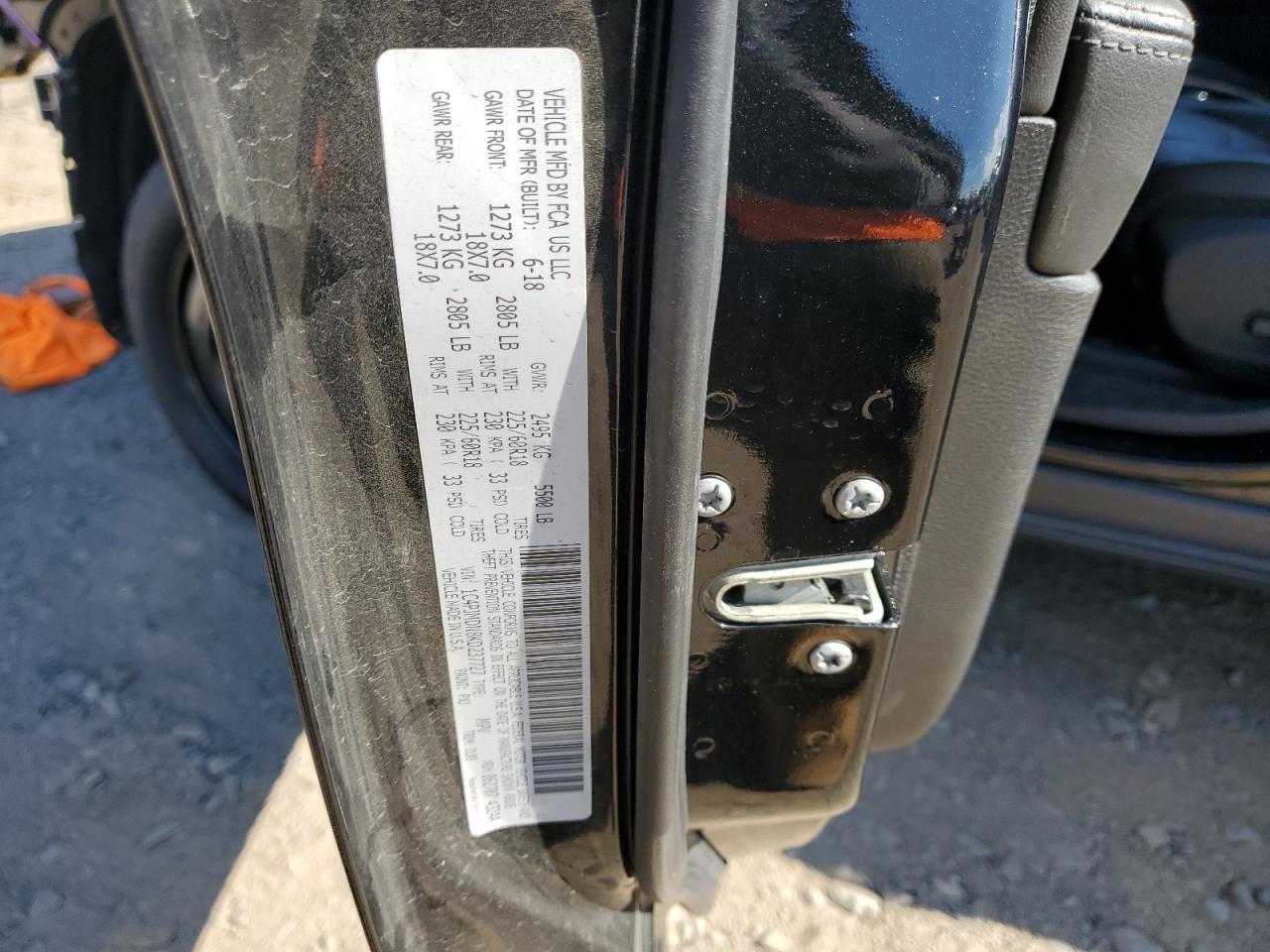 2019 Jeep Grand Cherokee VIN 1C4PJMDN8KD237727 Copart auction photo, front end damage thumbnail 14