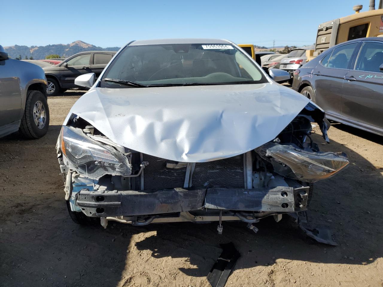 2019 Toyota Corolla VIN 5YFBURHE8KP925135 Copart auction photo, front end damage thumbnail 5