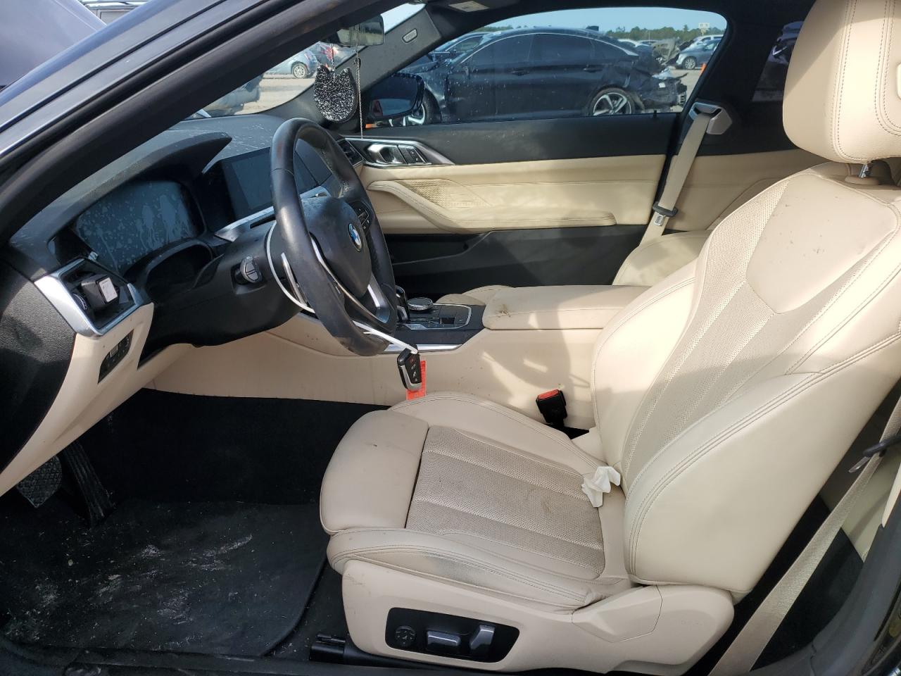 2022 BMW 4er VIN WBA53AP05NCJ14989 Copart auction photo, front end / side damage thumbnail 7