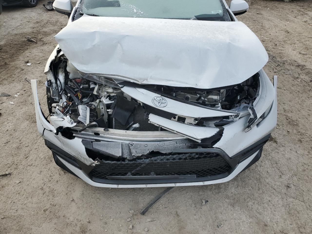 2020 Toyota Corolla VIN 5YFS4RCE7LP023990 Copart auction photo, rear end / front end damage thumbnail 13
