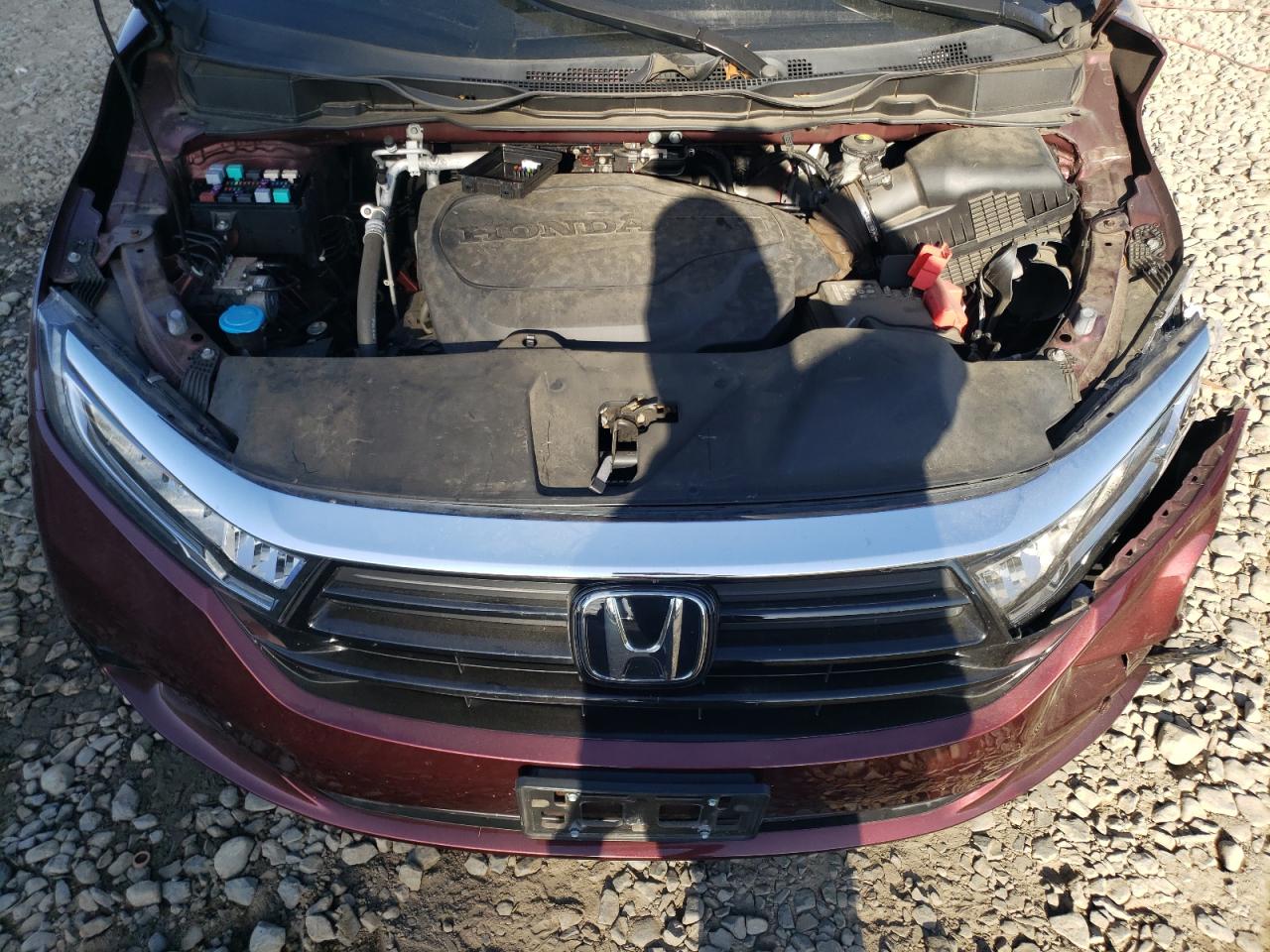 2021 Honda Odyssey VIN 5FNRL6H81MB008742 Copart auction photo, front end damage thumbnail 12