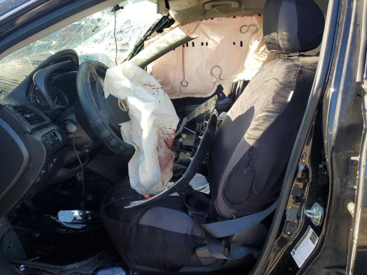 2019 Nissan Sentra VIN 3N1AB7AP2KY257031 Copart auction photo, all over / undercarriage damage thumbnail 7