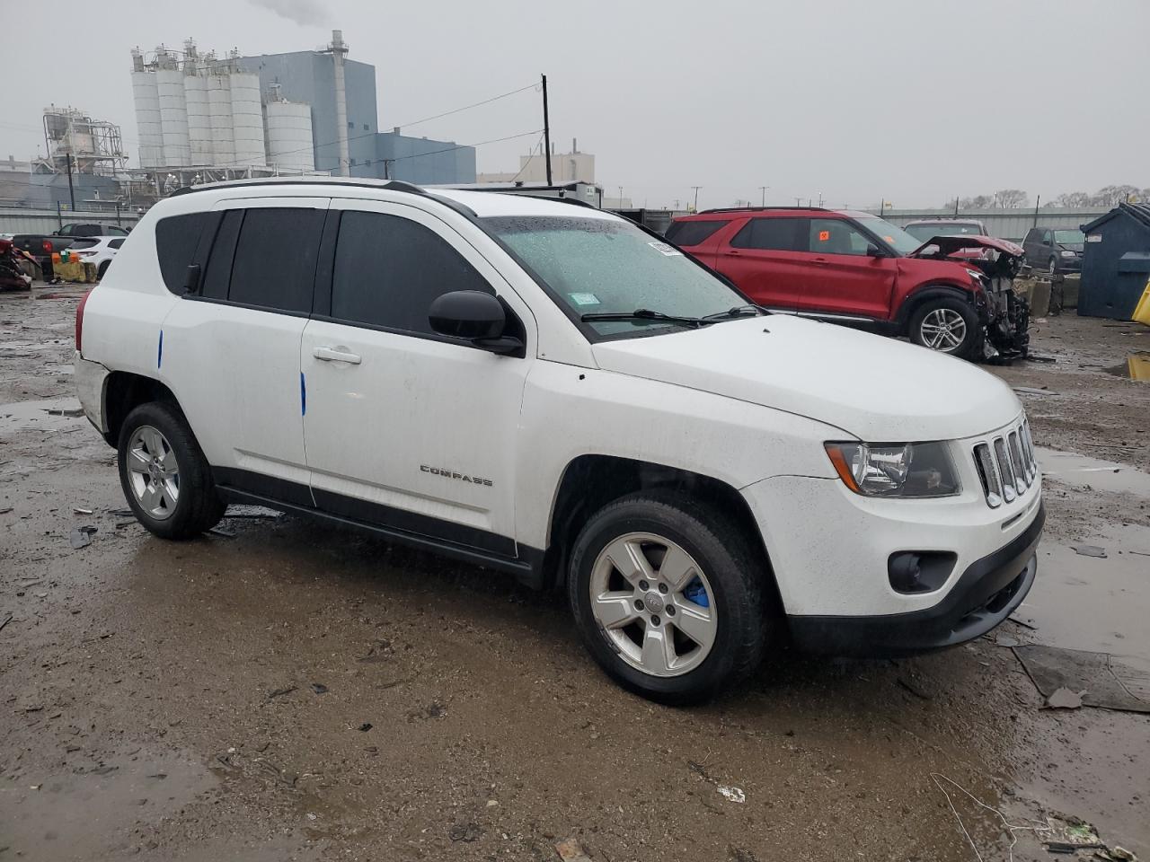 2014 Jeep Compass VIN 1C4NJCBA2ED882721 Copart auction photo, rear end damage thumbnail 4