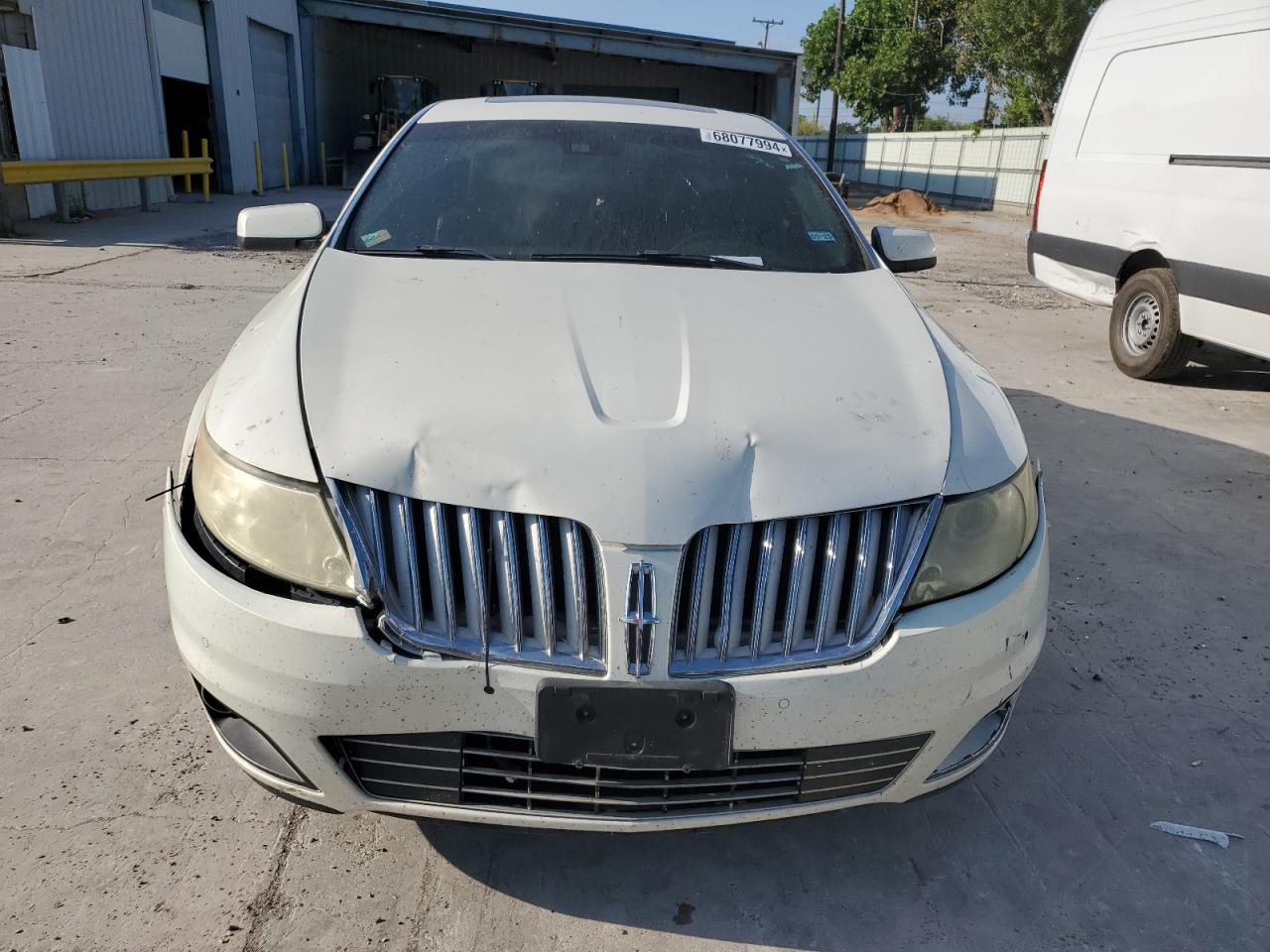2012 Lincoln MKS VIN 1LNHL9DR8CG802245 Copart auction photo, mechanical / front end damage thumbnail 5