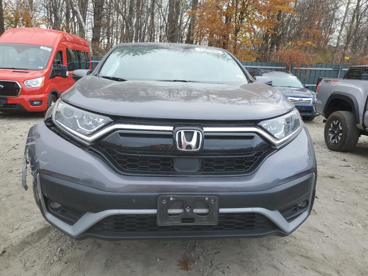 2020 Honda CR-V VIN 2HKRW2H85LH617624 Copart auction photo, front end / side damage thumbnail 5
