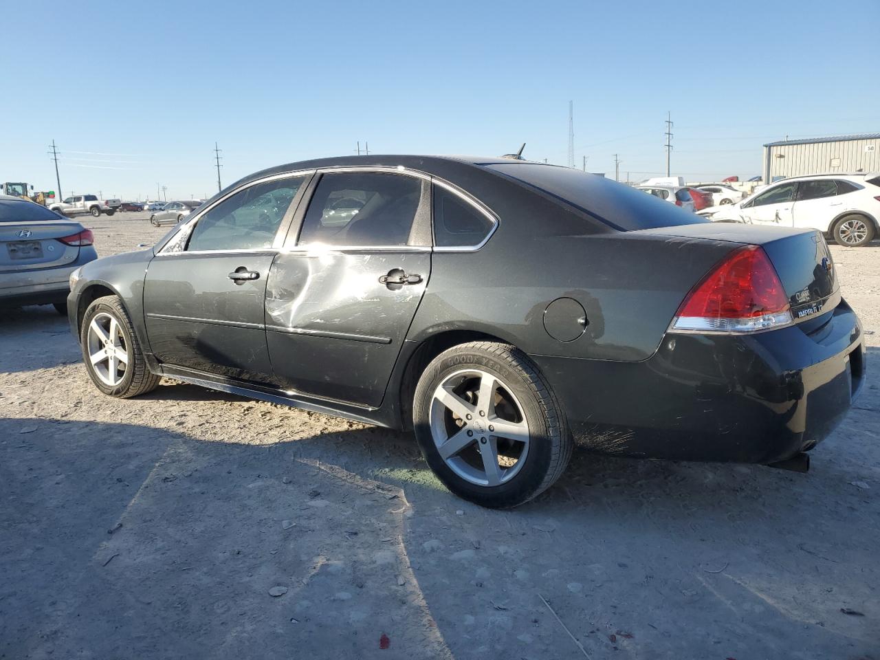 2015 Chevrolet Impala VIN 2G1WB5E35F1145741 Copart auction photo, front end / side damage thumbnail 2