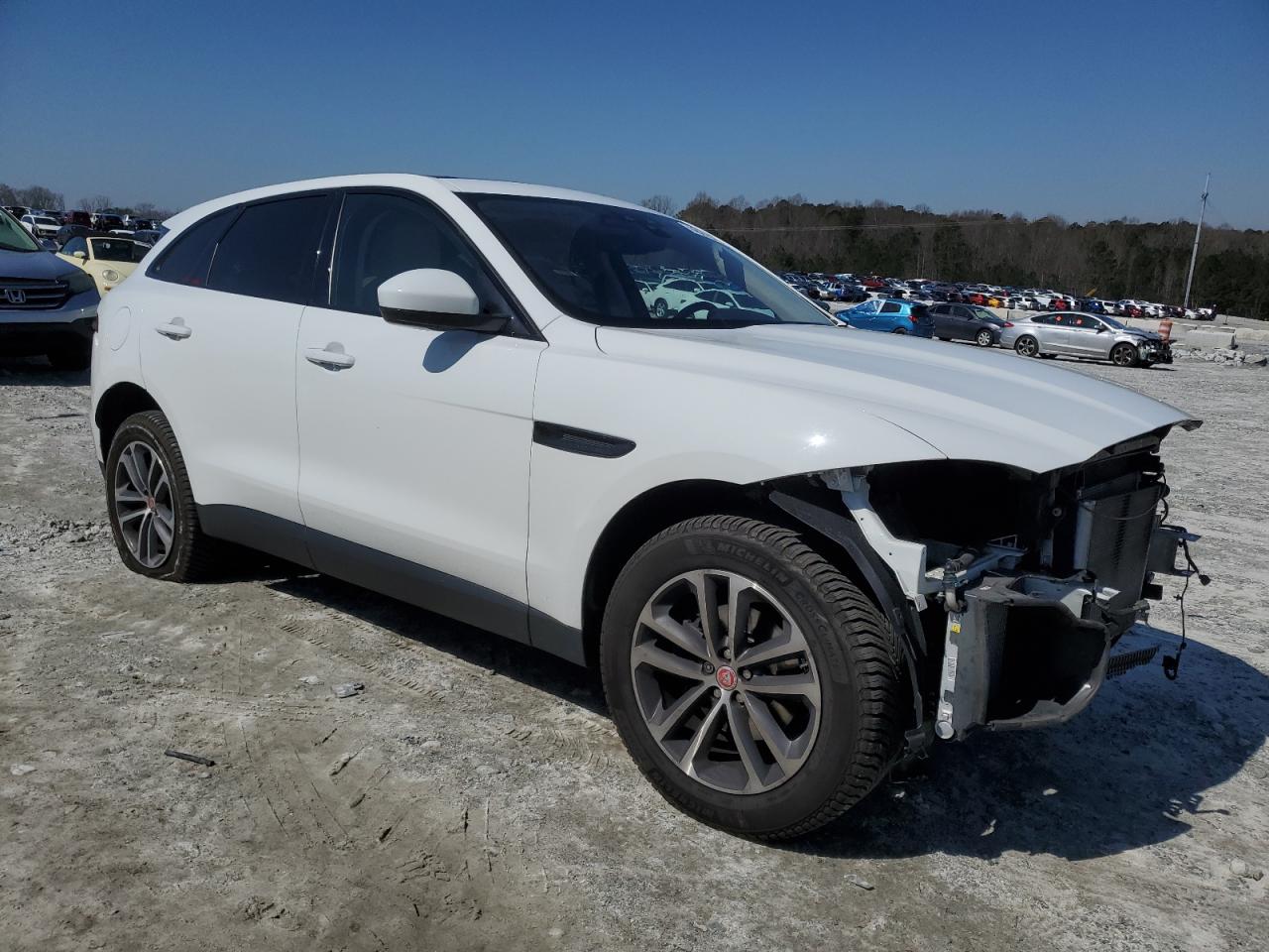 2020 Jaguar F-Pace VIN SADCJ2FX3LA647800 Copart auction photo, front end damage thumbnail 4