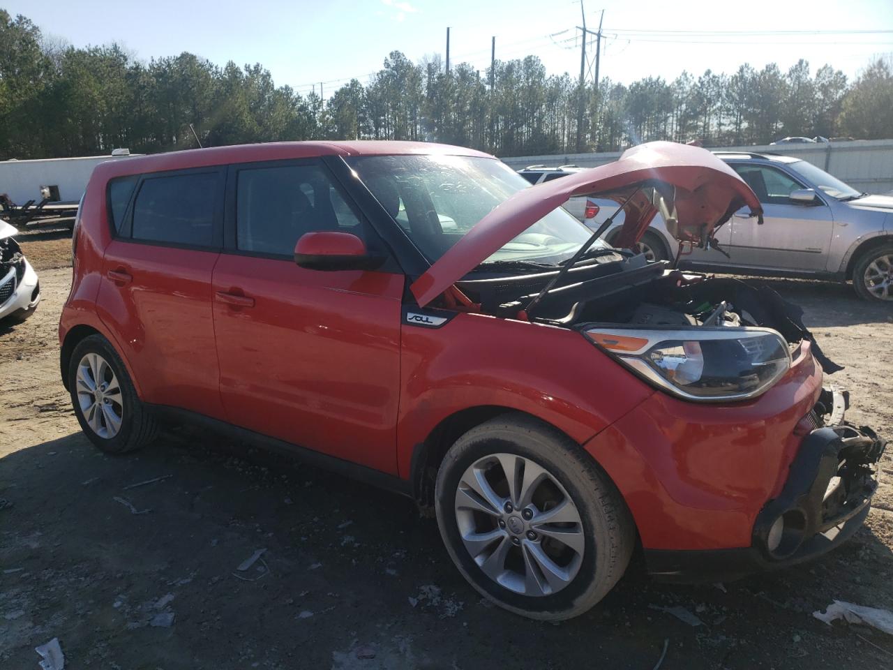 2016 KIA Soul VIN KNDJP3A50G7851602 Copart auction photo, front end / mechanical damage thumbnail 4