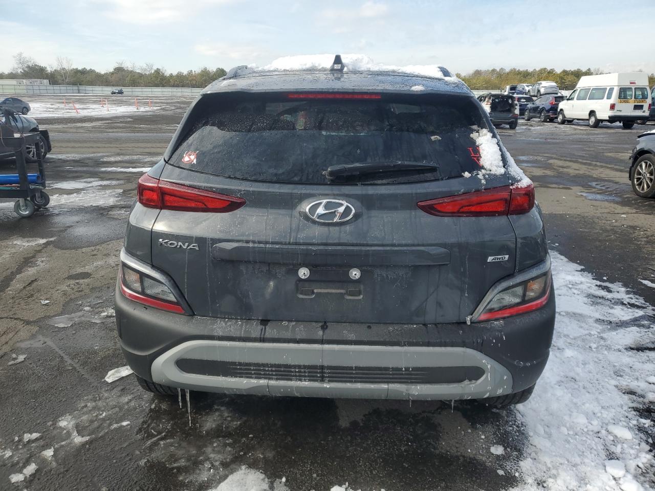 2023 Hyundai Kona VIN KM8K6CAB0PU000300 Copart auction photo, front end / minor dent/scratches damage thumbnail 6