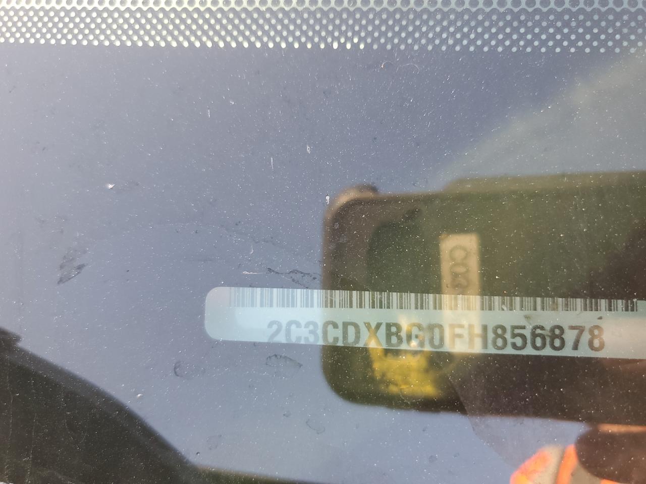 2015 Dodge Charger VIN 2C3CDXBG0FH856878 Copart auction photo, side damage thumbnail 12